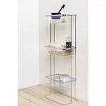 Полка напольная трехъярусная для ванной Bathroom Floor Shelf варинант исполнения - 1 | Loft Concept в Ростове-на-Дону