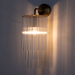 Бра с круглым основанием и длинными прозрачныи стеклянными трубками Nembus варинант исполнения - 2 | Loft Concept в Ростове-на-Дону