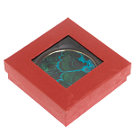 Зеркало карманное складное круглое из натурального камня Малахит с Хризоколлой в подарочной упаковке Gold Stone Mirrors варинант исполнения - 4 | Loft Concept в Ростове-на-Дону