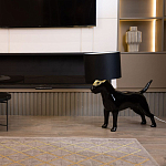 Лампа COLLECTION OF DOGS с абажуром Бультерьер варинант исполнения - 8 | Loft Concept в Ростове-на-Дону