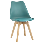 Стул с основой из пластика и мягким сиденьем Arvika Azure варинант исполнения - 1 | Loft Concept в Ростове-на-Дону