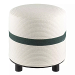 Пуф с плетеной светло-бежевой обивкой Serene Holidays варинант исполнения - 1 | Loft Concept в Ростове-на-Дону