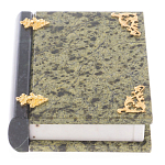 Шкатулка в виде книги из натурального камня змеевик Stone Casket варинант исполнения - 1 | Loft Concept в Ростове-на-Дону