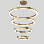 Люстра Light Ring Vertical Латунь варинант исполнения - 1 | Loft Concept в Ростове-на-Дону