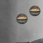 Бра в форме диска из керамогранита Eclipse of Celestial Bodies варинант исполнения - 5 | Loft Concept в Ростове-на-Дону