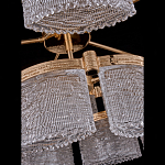 Люстра двухъярусная с текстурными овальными абажурами Splendor Palace Style варинант исполнения - 4 | Loft Concept в Ростове-на-Дону