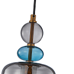 Подвесной светильник со стеклянным плафоном дымчатого цвета Prestige варинант исполнения - 4 | Loft Concept в Ростове-на-Дону