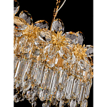 Люстра с декоративными элементами в виде крупных хрустальных цветов Palace Gardens варинант исполнения - 3 | Loft Concept в Ростове-на-Дону