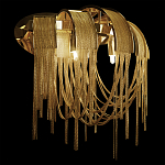 Бра с металиическими цепочками и дугообразными элементами Atlantis Chain варинант исполнения - 12 | Loft Concept в Ростове-на-Дону