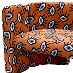 Акцентный Двухместный Диван Leela Оранжевый Орнамент варинант исполнения - 2 | Loft Concept в Ростове-на-Дону