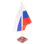 Флагшток на подставке из натурального камня Stone Flagpole варинант исполнения - 2 | Loft Concept в Ростове-на-Дону