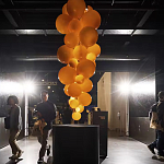 Люстра виноградная гроздь Grape Balls Янтарный цвет варинант исполнения - 3 | Loft Concept в Ростове-на-Дону