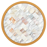 Бра в форме диска с перламутровыми прямоугольниками из морской ракушки Touch of Marine Charm варинант исполнения - 2 | Loft Concept в Ростове-на-Дону