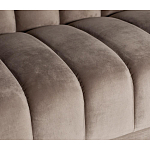 Диван трехместный велюровый серый Island of Comfort варинант исполнения - 4 | Loft Concept в Ростове-на-Дону