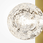 Бра с плафоном из прозрачного стекла с пузырьками воздуха Effervia варинант исполнения - 3 | Loft Concept в Ростове-на-Дону