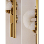 Бра  с фигурным мраморным рассеивателем Spiral of Warm Light варинант исполнения - 8 | Loft Concept в Ростове-на-Дону