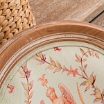 Стул из массива бука светло-зеленый с растительным орнаментом Raffael Angel Green Chair варинант исполнения - 3 | Loft Concept в Ростове-на-Дону