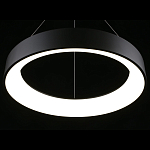 Люстра подвесная светодиодная Black Circle варинант исполнения - 4 | Loft Concept в Ростове-на-Дону
