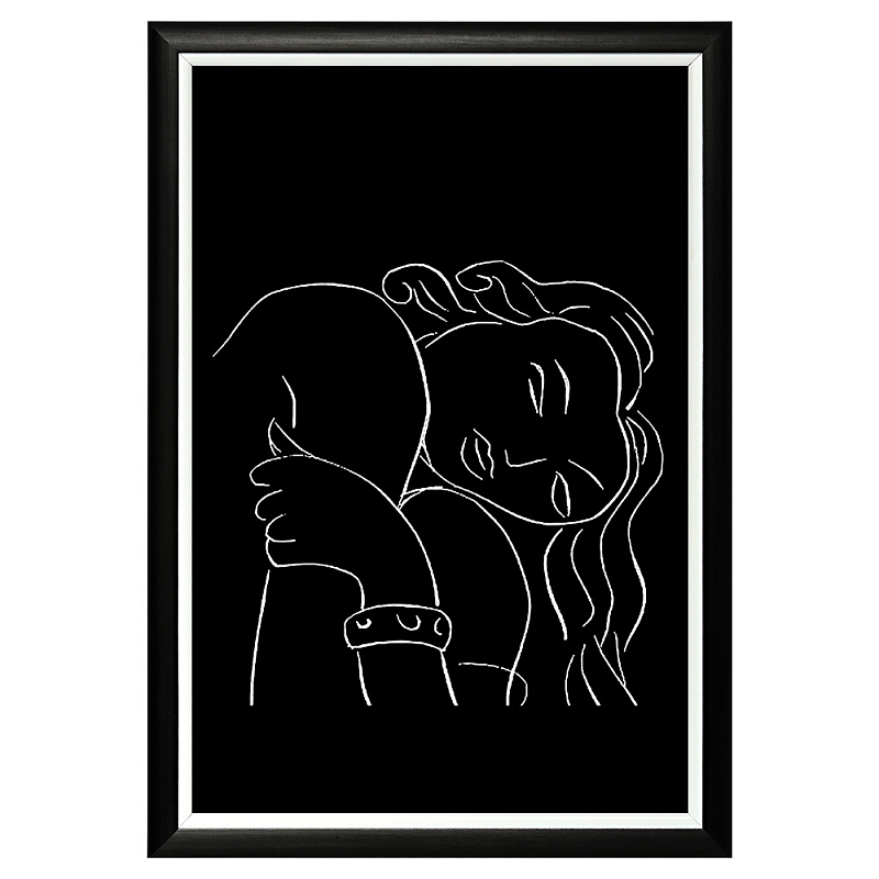  White Silhouette Pasiphae Poster    -- | Loft Concept 