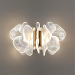 Бра с крупными прозрачными лепестками с рельефной поверхностью Ethereal Bloom варинант исполнения - 4 | Loft Concept в Ростове-на-Дону