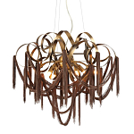 Люстра подвесная с переплетенными металлическими лентами и цепочками Atlantis Chain варинант исполнения - 1 | Loft Concept в Ростове-на-Дону