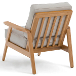 Кресло с каркасом из массива дуба Deniaud Oak Beige Armchair варинант исполнения - 4 | Loft Concept в Ростове-на-Дону