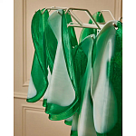 Люстра из стеклянных зеленых лепестков Petalled Illuminator варинант исполнения - 8 | Loft Concept в Ростове-на-Дону