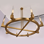 Люстра CANELLE Round Chandelier 8 Modern Brass варинант исполнения - 2 | Loft Concept в Ростове-на-Дону