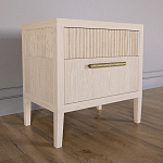 Прикроватная Тумбочка Primo с двумя ящиками Светлый дуб варинант исполнения - 2 | Loft Concept в Ростове-на-Дону