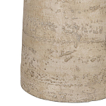 Столик приставной с круглой столешницей Textured Cream Table варинант исполнения - 4 | Loft Concept в Ростове-на-Дону