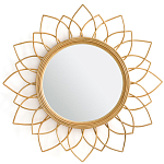 Зеркало из ротанга в форме цветка WICKER MIRROR 90 варинант исполнения - 1 | Loft Concept в Ростове-на-Дону