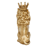 Статуэтка лев с детализированной гривой и изящной короной Lion Crown  варинант исполнения - 3 | Loft Concept в Ростове-на-Дону