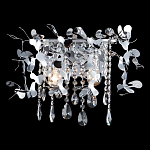 Бра с металлическими лепестками и хрустальными подвесками Leaf Cascade варинант исполнения - 2 | Loft Concept в Ростове-на-Дону