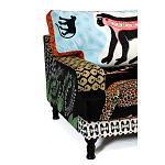 Большой Трехместный Диван с цветным принтом Qalakabusha Large Sofa варинант исполнения - 4 | Loft Concept в Ростове-на-Дону