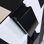 Дизайнерский комод в чёрно-белую полоску Ziqqurat варинант исполнения - 1 | Loft Concept в Ростове-на-Дону