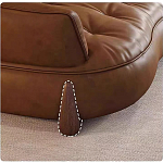 Кресло кожаное с деревянным каркасом Medieval Furniture варинант исполнения - 3 | Loft Concept в Ростове-на-Дону