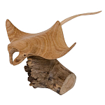 Статуэтка из дерева скат Animals of the World варинант исполнения - 1 | Loft Concept в Ростове-на-Дону