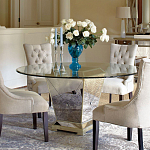 Стол обеденный круглый на зеркальном основании Spectacular Table варинант исполнения - 2 | Loft Concept в Ростове-на-Дону