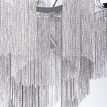 Люстра потолочная с металлическими цепочками Диаметр 99 см Atlantis Chain варинант исполнения - 4 | Loft Concept в Ростове-на-Дону