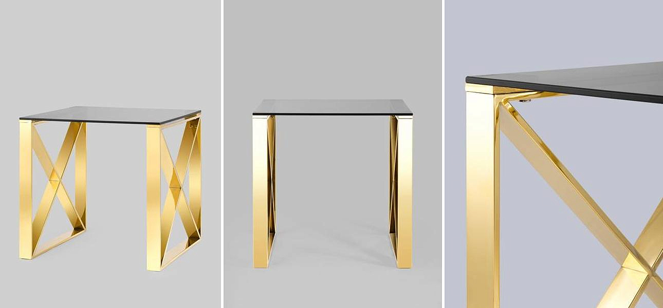 Стол приставной Lannes Collection Gold Стол приставной Lannes Collection Gold - Loft-Concept в Ростове-на-Дону
