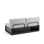 Садовый диван на каркасе из алюминия Petro варинант исполнения - 2 | Loft Concept в Ростове-на-Дону