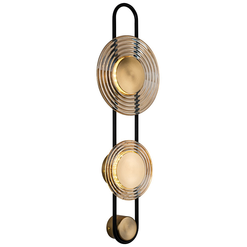        Savio Brown Glass Disc Light     -- | Loft Concept 