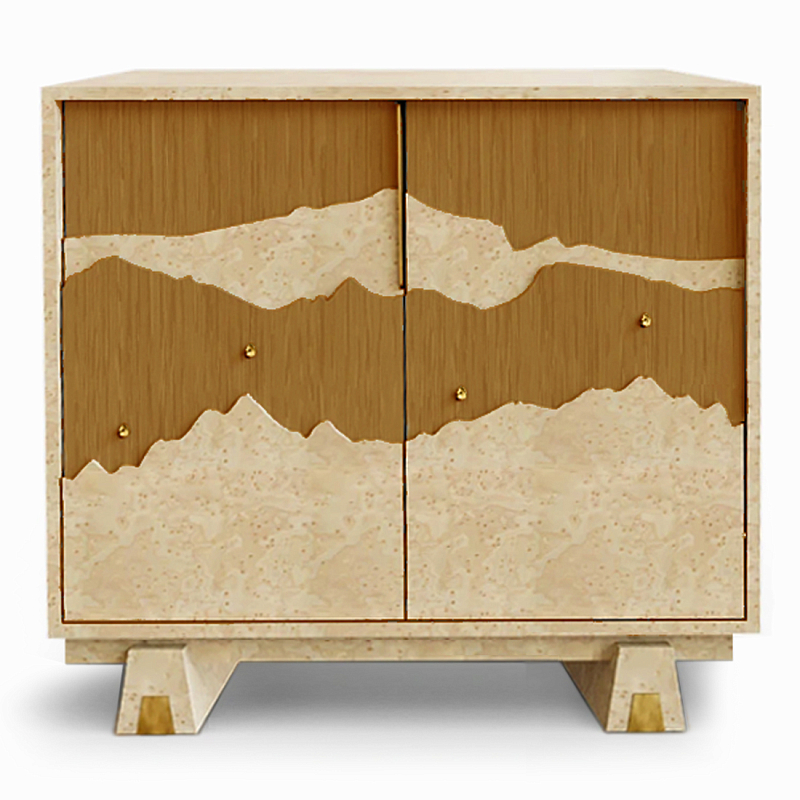 Буфет Okinawa Ginger Бежевый Горчичный Золотой в Ростове-на-Дону | Loft Concept 