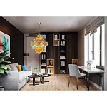 Люстра с каскадом из разноцветных круглых подвесов Key Lustar варинант исполнения - 1 | Loft Concept в Ростове-на-Дону