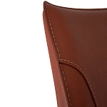 Стул коричневый из искуственной кожи на 4-х ножках Enigma Brown варинант исполнения - 4 | Loft Concept в Ростове-на-Дону