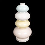 Настольная лампа из стеклянных сфер в пастельных тонах Высота 40 см Pastel Lunaria варинант исполнения - 3 | Loft Concept в Ростове-на-Дону