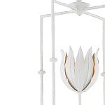 Подвесной светильник белый c абажуром в виде цветка тюльпана White Tulips варинант исполнения - 1 | Loft Concept в Ростове-на-Дону