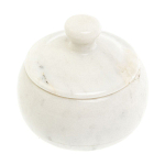 Сахарница из натурального камня Мрамор Белый Stone Sugar Bowls варинант исполнения - 2 | Loft Concept в Ростове-на-Дону