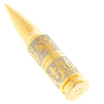 Флешка на 32 гб в виде патрона с гравировкой Герба РФ в подарочной коробке Metal Flash Drive варинант исполнения - 1 | Loft Concept в Ростове-на-Дону