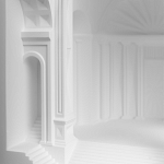 Встраиваемый в стену гипсовый светильник под покраску с арками и рельефными колоннами Antiquity Athena варинант исполнения - 8 | Loft Concept в Ростове-на-Дону